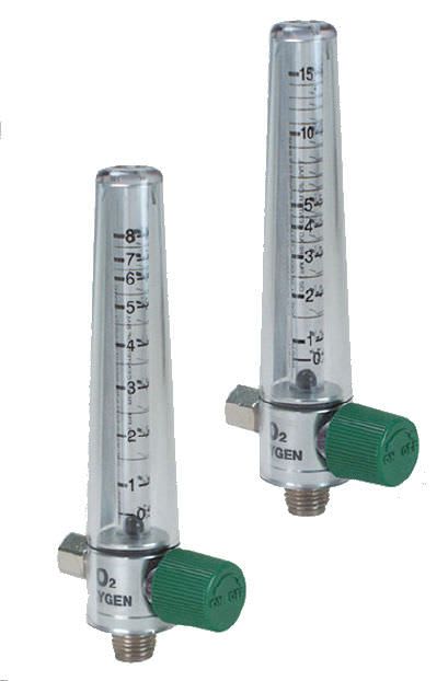 Oxygen flowmeter / variable-area / plug-in type Compact Precision Medical