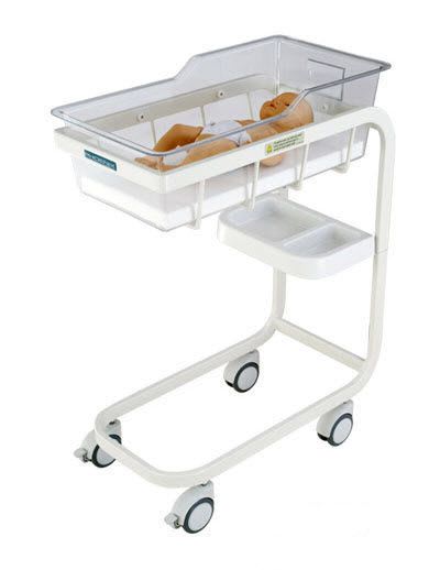 Transparent hospital baby bassinet BAS101, BAS100 Phoenix Medical Systems