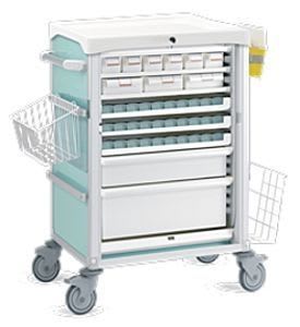 Medicine distribution trolley / 15 to 24 container EVOLYS 8F4032BL PRATICDOSE