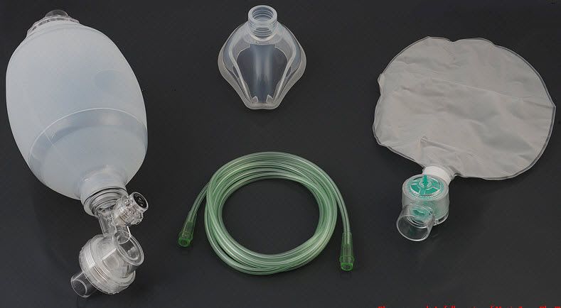 Adult manual resuscitator / reusable / with pop-off valve 130 250, 130 252 Plasti-Med