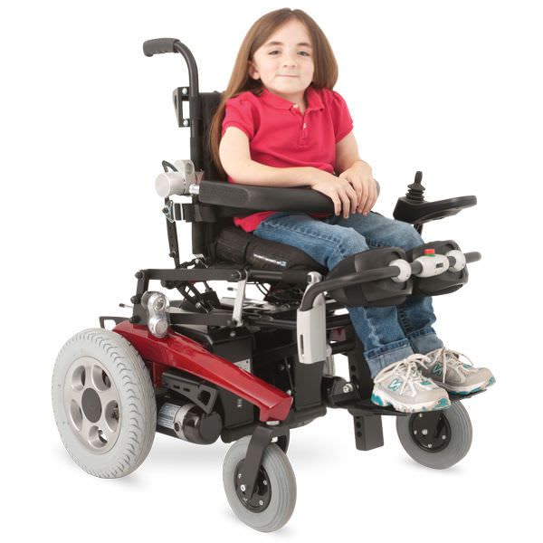 Electric wheelchair / stand-up / exterior / pediatric LSC KID Permobil