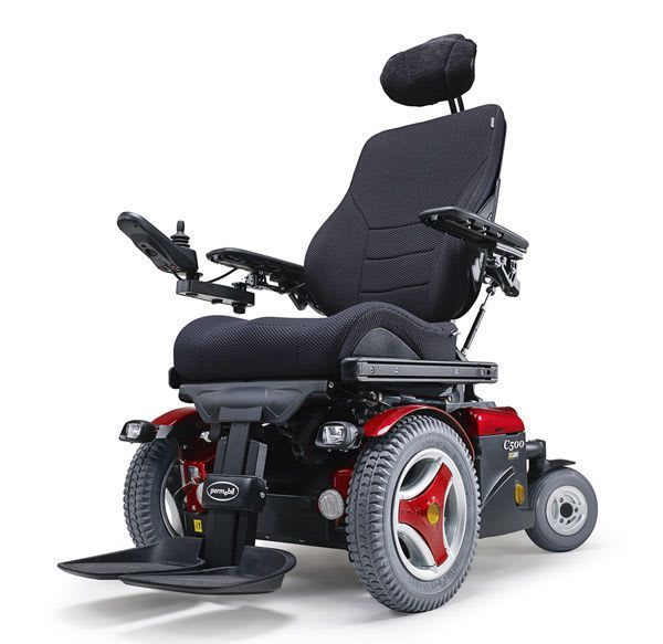 Electric wheelchair / interior / exterior C500 Corpus3G Lowrider Permobil