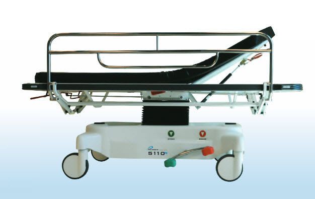Transport stretcher trolley / height-adjustable / mechanical / 2-section 5110 General Pedigo