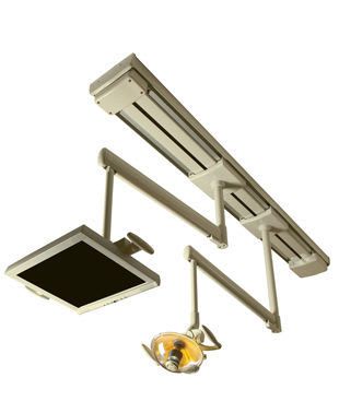 Dental light with video monitor / 2-arm MIDMARK