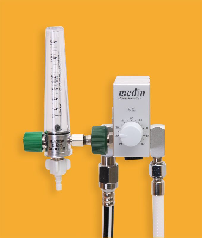 Respiratory gas blender / air / O2 EASY 15 medin Medical Innovations GmbH