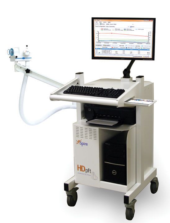 Pulmonary function testing system HDpft 2000 nSpire health