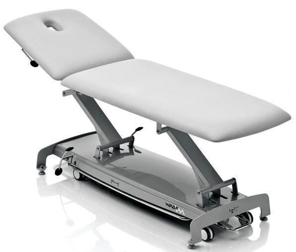 Electrical massage table / height-adjustable / on casters / 2 sections SL NOVAK M