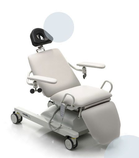 ENT examination chair / electrical / height-adjustable / 3-section NOVAK M