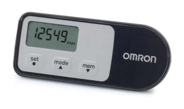 Pedometer with 3-axis sensor / thin / with calorie counter Walking style One 2.1 HJ-321-E Omron Healthcare Europe
