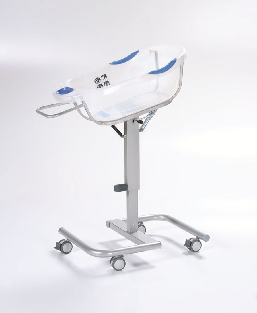 Height-adjustable hospital baby bassinet / transparent BK01 Nitrocare