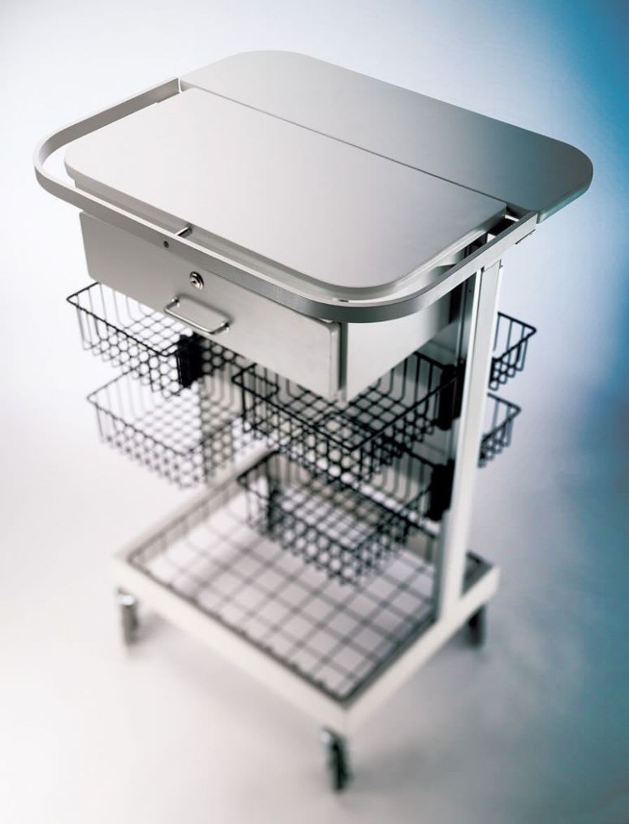 Treatment trolley / with basket Modular Services Company