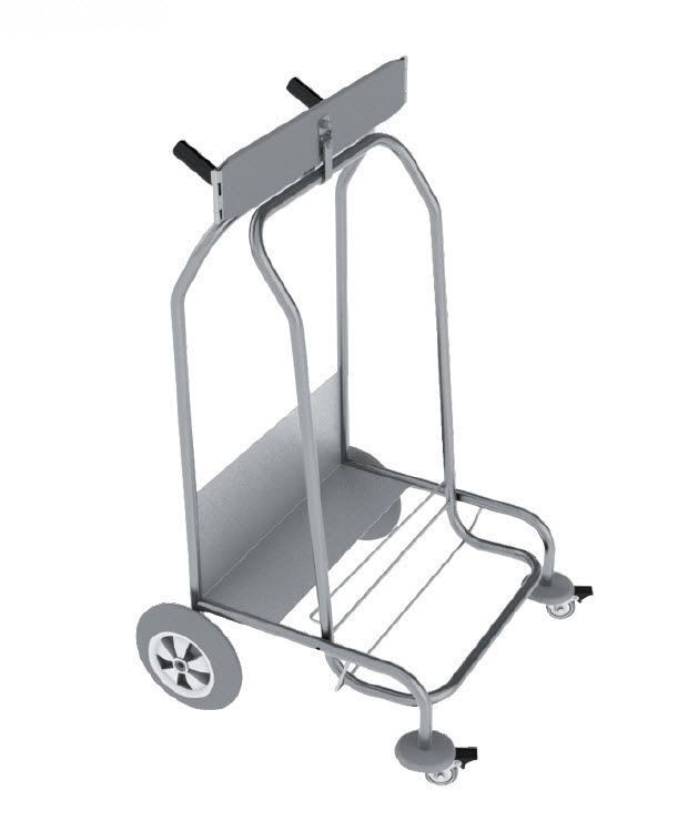 Linen trolley / with automatic closure / stainless steel NEREZ4002 Klaro, spol. s r.o.