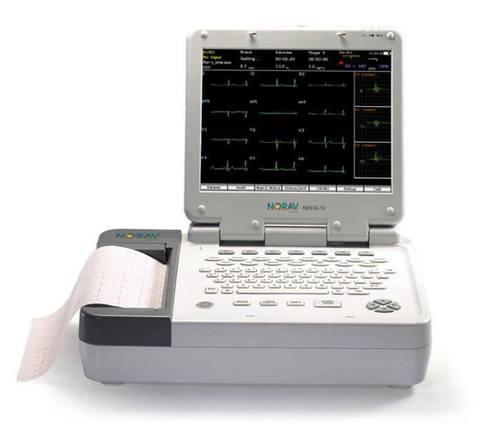 Digital electrocardiograph / resting NECG-12 NORAV Medical