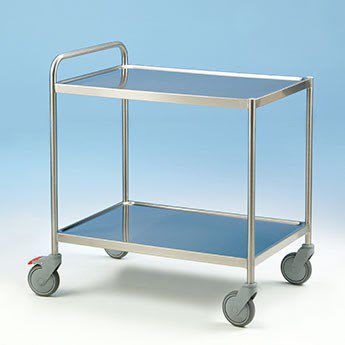 Multi-function trolley / stainless steel / 1-tray / 2-tray 285 Merivaara