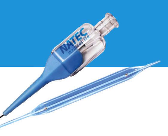 PTCA catheter / balloon / drug eluting Tamarin Blue® Natec Medical