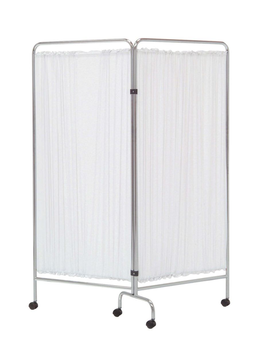 Hospital screen / on casters / 2-panel 7003 Inmoclinc