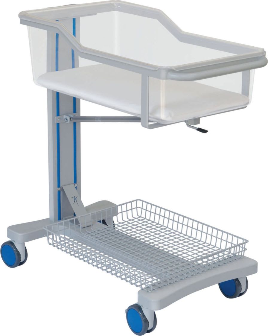 Hospital baby bassinet / on casters 12115 Inmoclinc