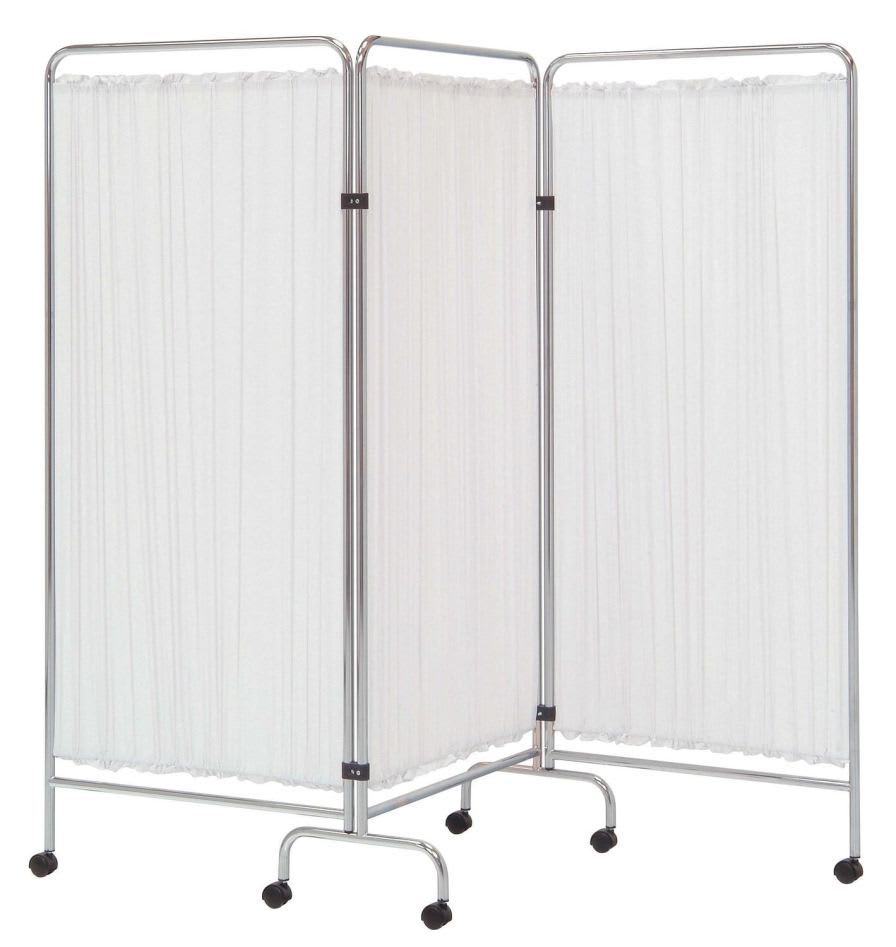 Hospital screen / on casters / 3-panel 7012 Inmoclinc