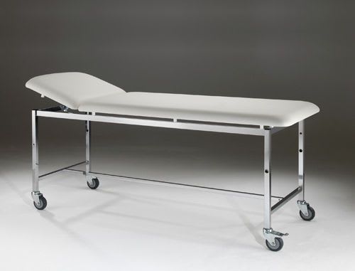 Mechanical examination table / on casters / 2-section 1x1519F seies medifa-hesse GmbH & Co. KG
