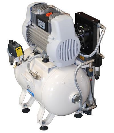 Medical compressor / for dental units / oil-free / with air dryer 30 L | 30/5 GENESI SCE MGF Compressors S.r.l.