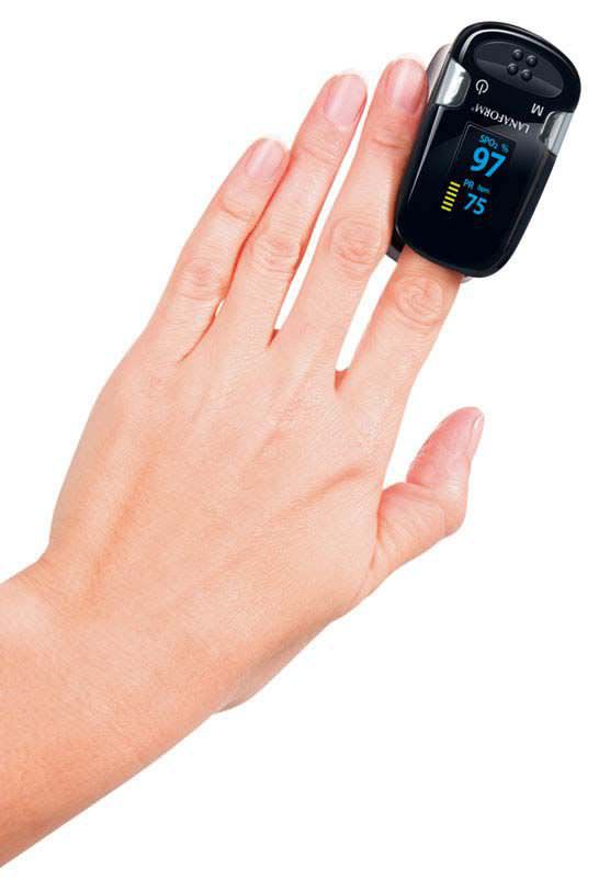 Fingertip pulse oximeter / compact 70 - 99%, 30 - 240 BPM | LA090401 Lanaform