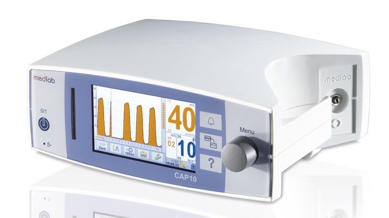 Carbon dioxide monitor CAP10 MEDLAB medizinische Diagnosegeräte