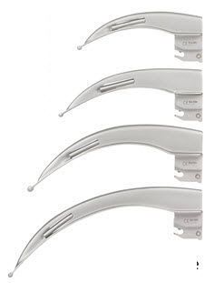 Macintosh laryngoscope blade / stainless steel / fiber optic 03.42013.601, 03.42013.651 KaWe