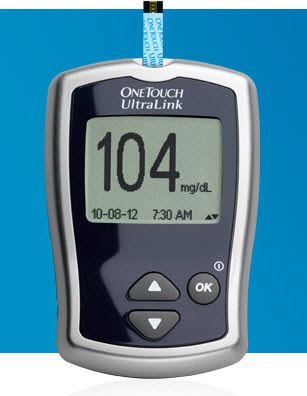 Wireless blood glucose meter OneTouch® UltraLink® Lifescan