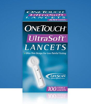 Sterile lancet OneTouch® UltraSoft® Lifescan
