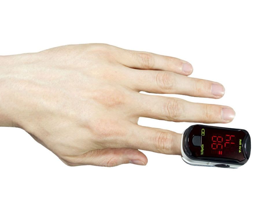 Fingertip pulse oximeter / compact / wireless 35 - 99 %, 30 - 235 bpm | ME 5 Medical Econet