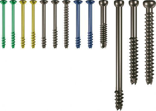 Not absorbable cannulated bone screw 2.7 - 7.3 mm | CAS I.T.S.