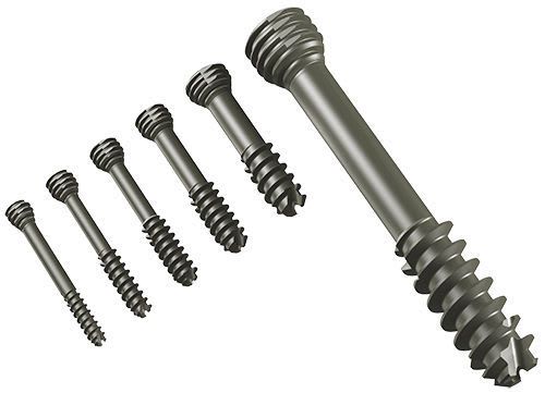 Not absorbable compression bone screw HCS I.T.S.