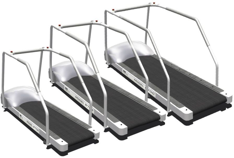 Treadmill ergometer with handrails Medisoft Group