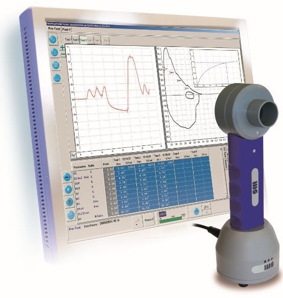 USB spirometer / computer-based Micro 5000 Blue Spiro Medisoft Group