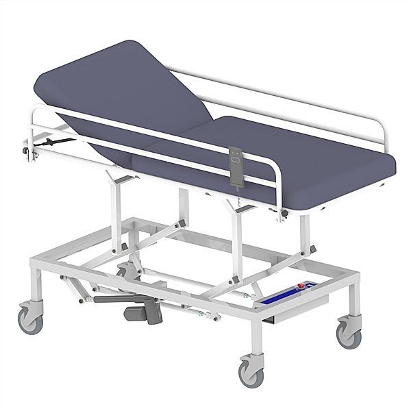 Electrical examination table / on casters / height-adjustable / 2-section 65004021 Lopital Nederland