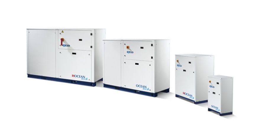 Water/water heat pump / reversible 4.5 - 200 kw | OCEAN tech M.T.A. S.p.A.