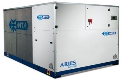 Air-cooled water chiller / for healthcare facilities 162 - 331 kw | ARIES M.T.A. S.p.A.