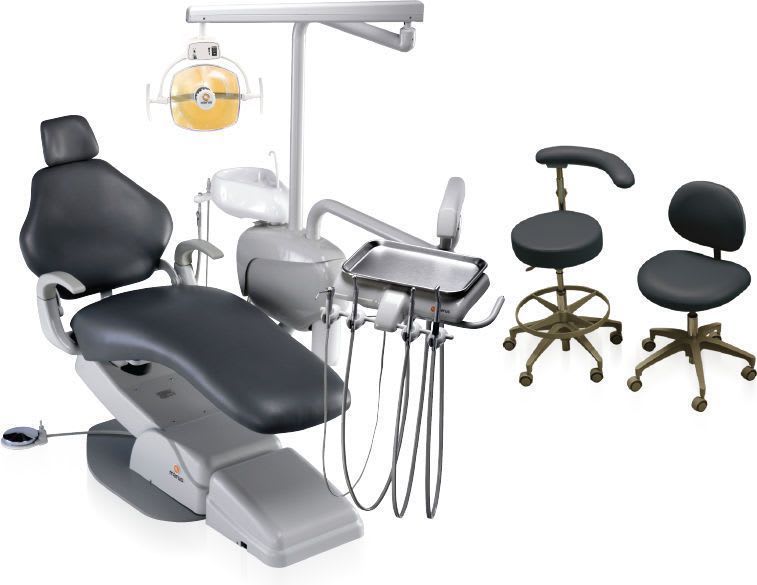 Dental treatment unit with lamp / with delivery system / with hydraulic chair MaxStar Asepsis Marus