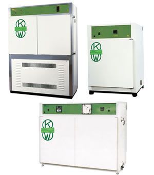 Water jacket laboratory incubator / stainless steel WR 90 - 102 series KW Apparecchi Scientifici