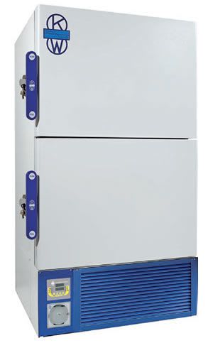 Laboratory freezer / vertical / ultra-low-temperature / 1-door Serie HS KW Apparecchi Scientifici