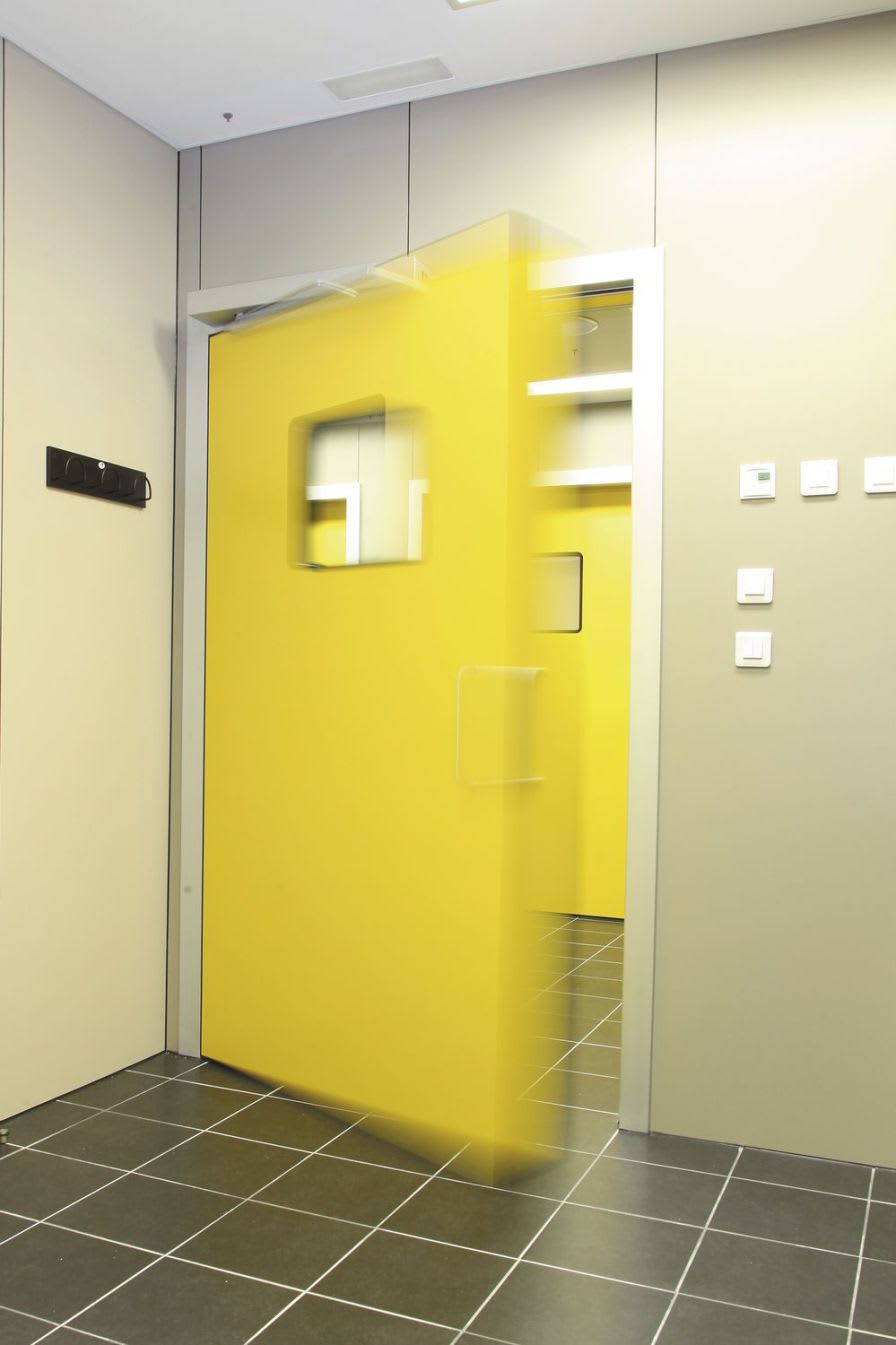 Laboratory door / hospital / automatic / swinging MANUSA Automatic Doors