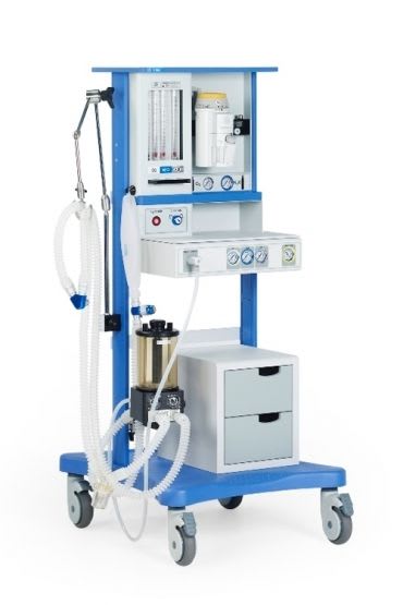 Anesthesia workstation with gas blender Triton Medec Benelux