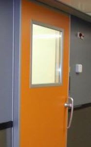 Hospital door / sliding / radiation shielding KONE