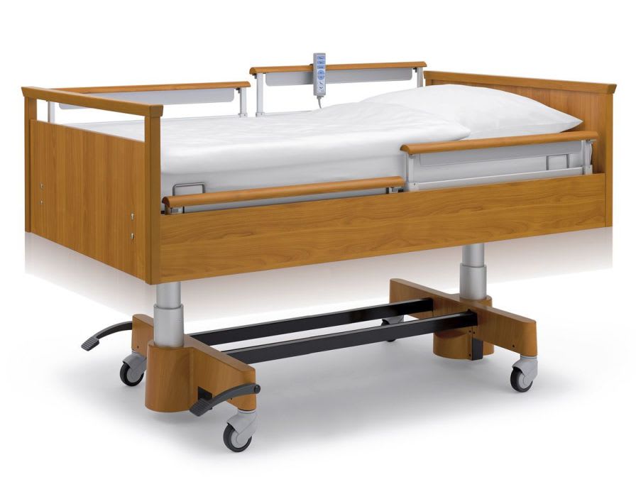 Nursing home bed / electrical / on casters / height-adjustable Estetica Hospitel LINET