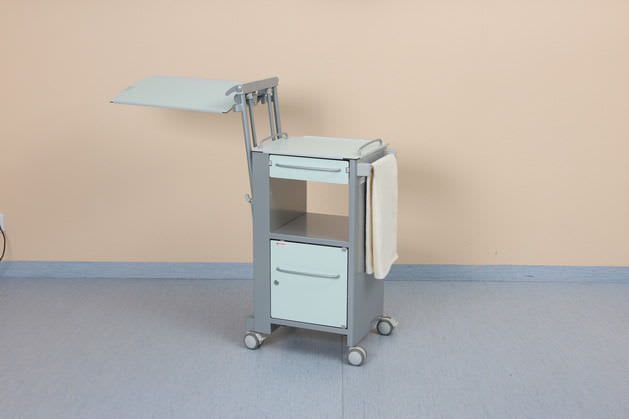Bedside table / on casters / with over-bed tray Eleganza Classic LINET