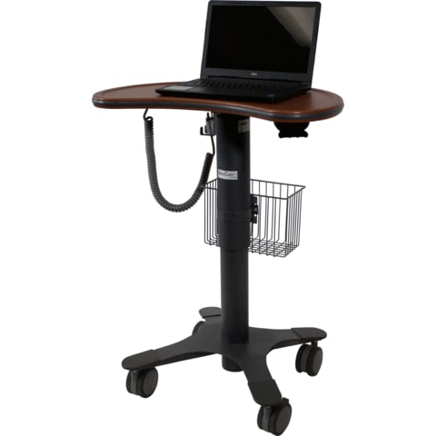 DataCart by Lund -  DCT-1KMT - Medium Kidney Work-surface Cart, Laptop Cart
