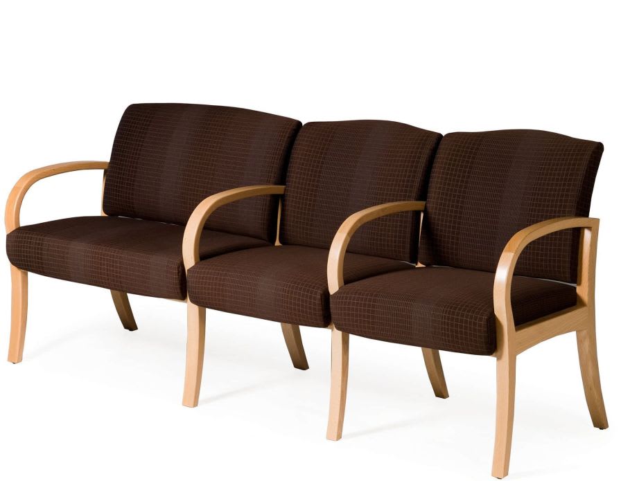 Waiting room seat / beam / with backrest / with armrests Dixon DX30BL, Dixon DX30BR La-Z-Boy Contract Furniture