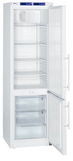 Laboratory refrigerator-freezer / upright / 2-door +3 °C ... +8 °C, -30 °C ... -9 °C, 361 L | LCv 4010 MediLine Liebherr