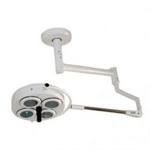 Halogen surgical light / ceiling-mounted / 1-arm 60,000 Lux Life Support Systems