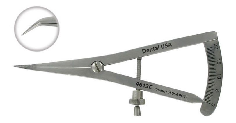 Curved dental compass 10 cm, CASTROVIEJO | 4613C Dental USA